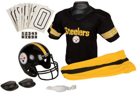 NFL Pittsburgh Steelers Franklin Sports Kids Team Uniform Set, Small  Ages 4 to 6