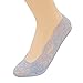 5-Pack Women's Ultra Low-Cut No Slip Sock Liners