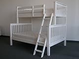 Bunk Bed Twin over Full Mission style in White