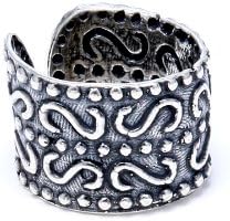 .925 Sterling Silver Celtic Tribal Design Ear Cuff Wrap Includes a Free Gift Box and a Gift Pouch.