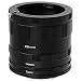 Fotodiox Pentax K (PK) Macro Extension Tube Set Kit for Extreme Close-up, fits Pentax K-5, K-r, K-x, K-7, K-m, x70, X90, K200d, K20d, K100D Super, K10D, K110D,K100D, *ist DL2, *ist DS2, *ist DL, *ist DS, K1000, K2000, K-M