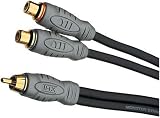 MONSTER THXAIYMNF Standard 1 Male To 2 Female Thx-Certified Rca Y-Adapters