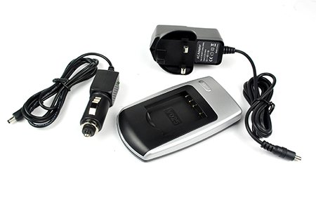 Battery--World Canon NB-4L Fujifilm NP-50 Kodak Klic-7004 Pentax D-LI68 Digital Camera Replacement Battery Charger - AC & DC Compatible Travel Battery Charger