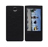 Black Soft Silicone Skin Case + Fishbone Style Keychain for Sony Bloggie Touch (Mhs-ts20/mhs-ts10) 4gb 8gb Digital Video Camera Pocket Camcorder