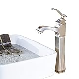 Rozin 欧州の様式 流し台 シンク用 蛇口 糸ひき 背が高い 浴室 洗面所用 じゃぐち 混合栓