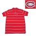 Montreal Canadiens NHL Classic Pique Stripe Polo Shirt (Dk Red)
