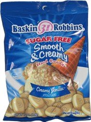 Baskin Robbins S F Creamy Vanilla Hard Candy 4.2 oz 12ct by Favorite Four