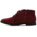 Ollio Women's Flat Shoe Classic Lace Up Zip Faux Suede Oxford