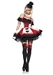 Leg Avenue Women's 2 Piece Pretty Playing Card Costume Includes Dress And Neck Piece
