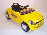 Review Smart Play Zone HT99815Y / Ford Street KA style Kids ride on electric battery powered toy car with parental remote - Yellow