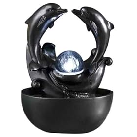 Desktop Water Fountain - Dolphins