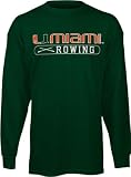 Miami Hurricanes Green Rowing Long Sleeve T-Shirt