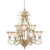 Kichler Lighting 1872GBR 9 Light Edenvale Chandelier, Golden