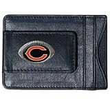 NFL Chicago Bears Leather Money Clip Cardholder
