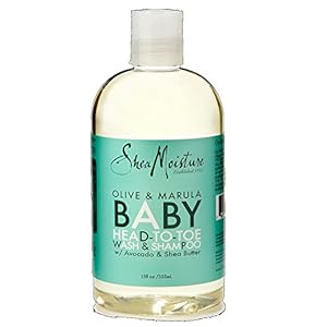 Shea Moisture - Olive & Marula Baby Head-to-Toe Wash & Shampoo with Avocado & Shea Butter - 13 oz.