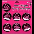 Hen Night Badges