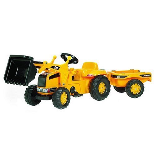 Childrens Toyshop  Toys : Caterpillar Tractor & Trailer with Loader