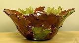 Leaf Harvest Ceramic Candy Dish Food Bowl Decorative