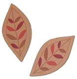 CoCaLo Baby Nali Jungle 2 Pc. Decorative Wall Plaques - Diecut Wood Leaves