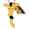 Elephants On The Wall D I Y Paint a Mural, Giraffe Doorhugger