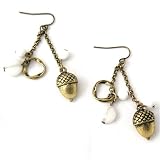 Image of Martine Wester Gold Acorn Earrings