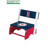 Product details for Guidecraft 11608 Boston Red Sox Flip-Up Step-Up