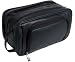 Clava Expandable Toiletry Case - Leather - Quinley Black - Quinley Black