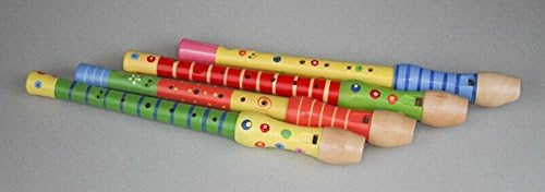Wooden Colorful Child's Flute