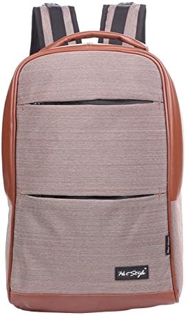Oldfeel Couple's Leisure Korean Style School Bag Laptop Backpack Brown