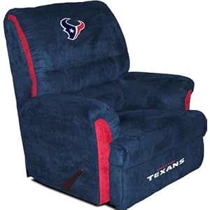Buy Houston Texans NFL Team Logo Furniture - Big Daddy Recliner By Baseline