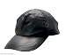 Motorcycle Black Leather Base Ball Hat Baseball Cap