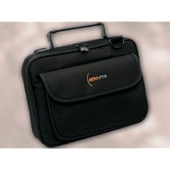 Mini Pro II Mini Notebooktasche für Ihr Netbook von 8,9 - 10,2 Zoll z.B. Acer one, Samsung Nc 10, Medion etc. Nylon Softcase schwarz Neu