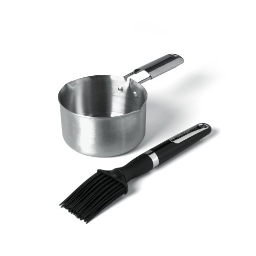 KitchenAid Stainless Steel Sauce Pot with Silicone Basting Brush