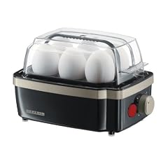 Severin EK 3157 Eierkoch-Automat, schwarz-titan / 1-6 Eier / 400 W