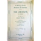 the creation an oratorio the music by joseph haydn vocal score with a separate accompaniment for the organ