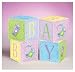 Bottles & Booties Baby Shower Blocks Centerpiece