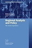 Regional analysis and policy : the Greek experience