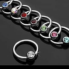 7er Set BCR Piercing Intim Brust Nippel Klitoris (St�ckpreis: 1,50 Euro)