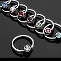 7er Set BCR Piercing Intim Brust Nippel Klitoris (St�ckpreis: 1,50 Euro)
