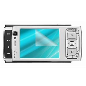 Nokia N95 Smartphone Premium Reusable LCD Screen Guard Protector with Lint Cleaning Cloth