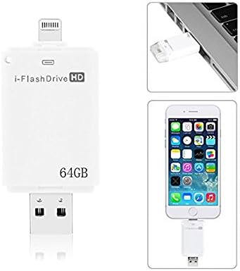 i-FlashDrive HD 64GB Storage Flash Drive Memory Stick for IPhone 6 6Plus 5 5S IPad IPad Air IPad Mini USB Flash Drive Free - File Manager & File Transfer