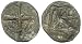 Bulgaria, Second Empire, Ivan Sisman 1371 - 1395 A.D.; Bronze Trachy