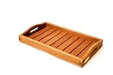 Tablett / Serviertablett 50x30cm aus Eukalyptusholz, FSC