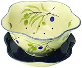 Welcome Home Brands Umbria Berry Bowl with Plate