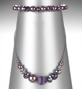 Mixed Bead Stack Necklace 