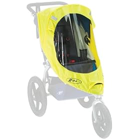 BOB Weather Shield for Single Revolution/Stroller Strides Models in Yellow