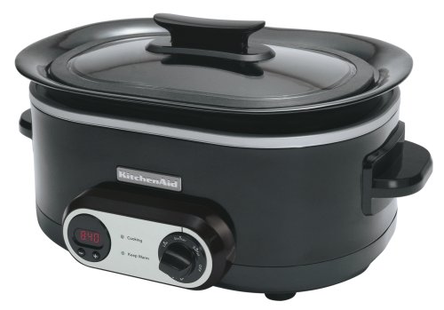 KitchenAid KSC700OB 7-Quart Slow Cooker, Onyx Black