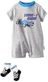 Vitamins Baby-Boys Newborn Turbo 1 Racer Romper Sock Set