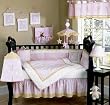 JoJo Designs 9-Piece Baby Designer Crib Bedding Set - Pink Dragonfly Dreams