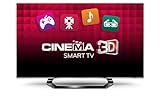 LG 55LM660S 140 cm (55 Zoll) Cinema 3D LED Plus Backlight-Fernseher, EEK A+ (Full-HD, 400Hz MCI, DVB-T/C/S2, Smart TV, HbbTV) schwarz